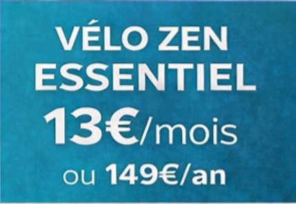 Vélo ZEN ESSENTIEL (mensuel)